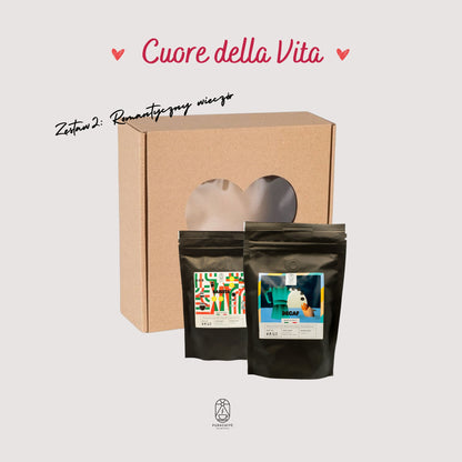 Zestaw Prezentowy na Walentynki “Cuore della Vita”: PuraCaffè i Romantyczna Niespodzianka!