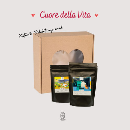 Zestaw Prezentowy na Walentynki “Cuore della Vita”: PuraCaffè i Romantyczna Niespodzianka!