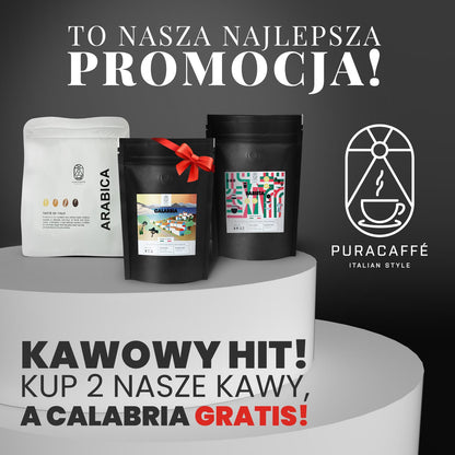 BLACK FRIDAY DEAL 1: Arabica + Barista + Calabria GRATIS (250g)