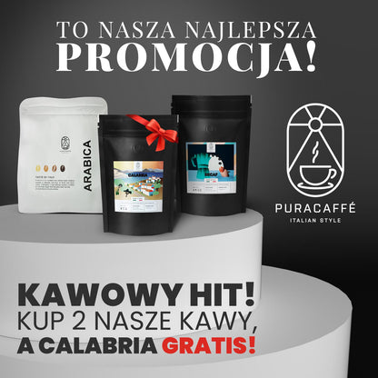 BLACK FRIDAY DEAL 2: Arabica + Decaf + Calabria GRATIS (250g)
