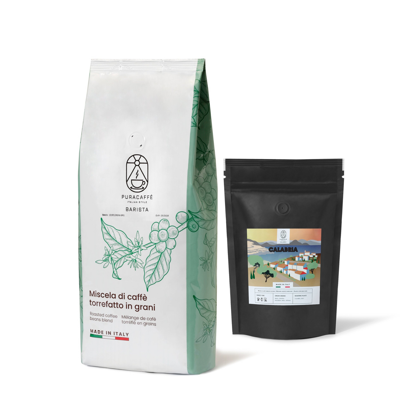 Zestaw PuraCaffè 1kg Barista + 250g Calabria