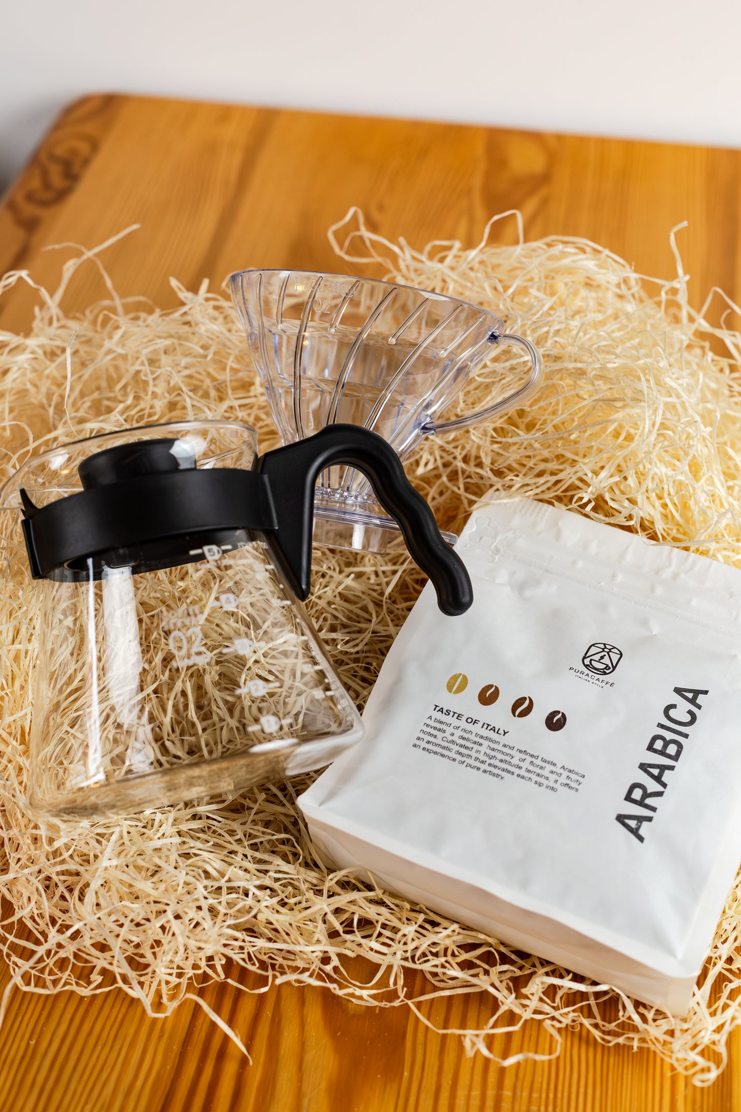 Zestaw Świąteczny: PuraCaffè Arabica 250g + Drip