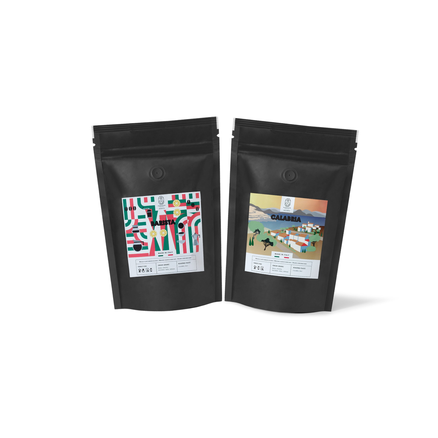 Kawowy Duet: Calabria 250g + Barista 250g