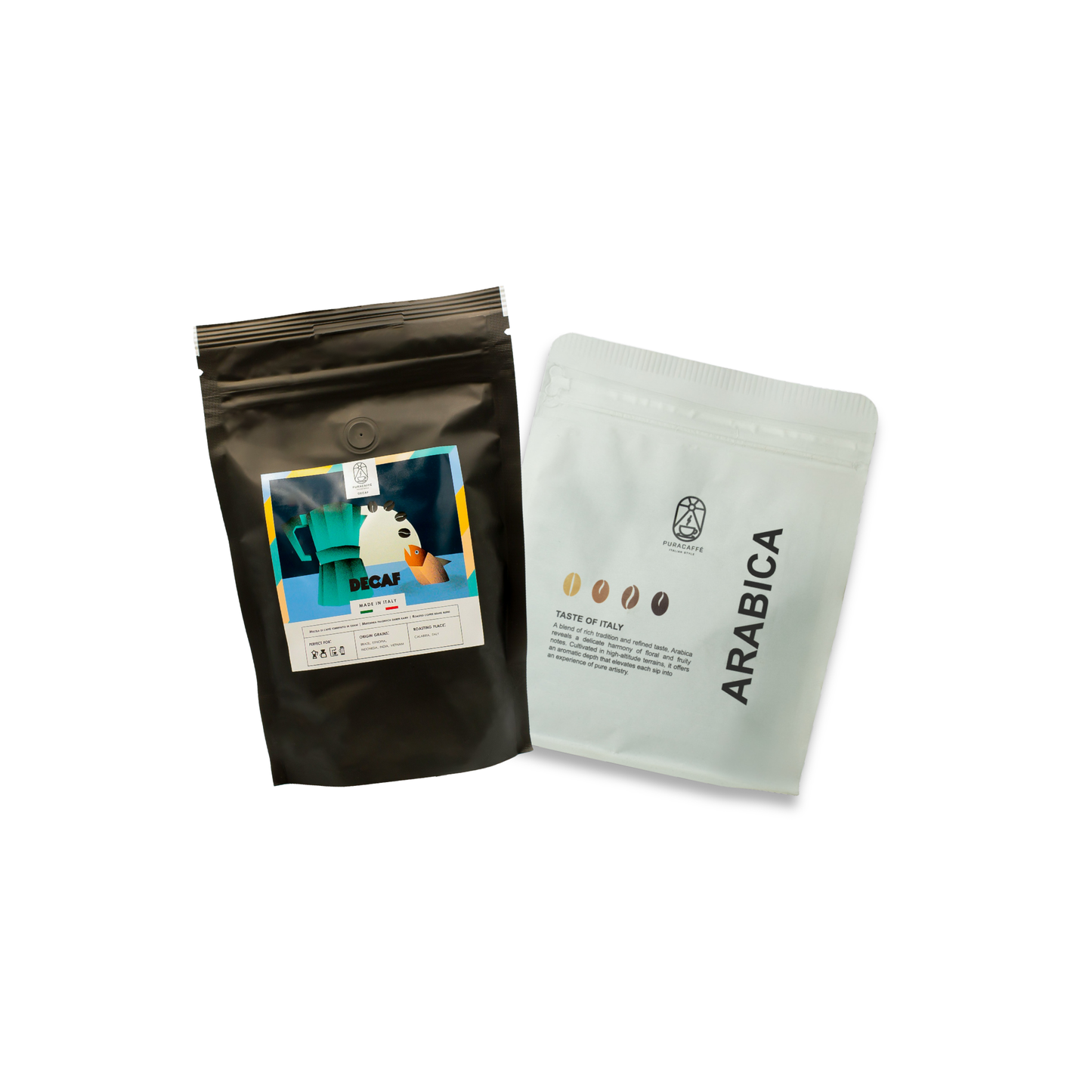 Kawowy duet 250g Arabica + 250g Decaf